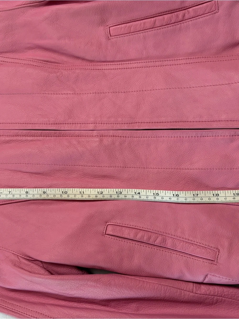 Vintage Wilsons Leather Maxima Pink Moto Jacket Small Y2K Cafe Racer Biker S - Picture 6 of 16